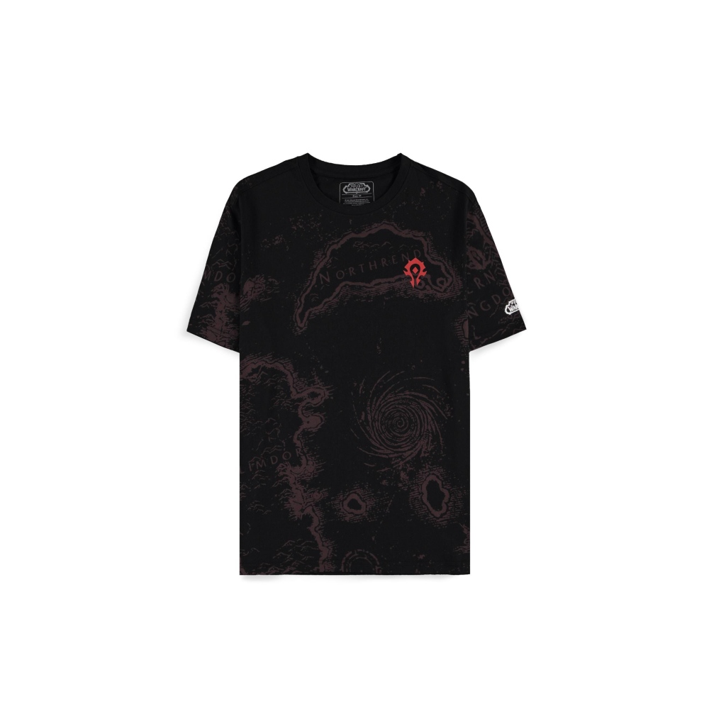 World Of Warcraft - Azeroth Horde Heren Tshirt - Zwart